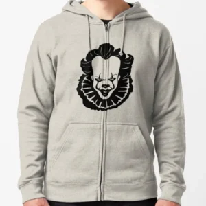 Ghost Of Disapproval Sticker Zipped Hoodie