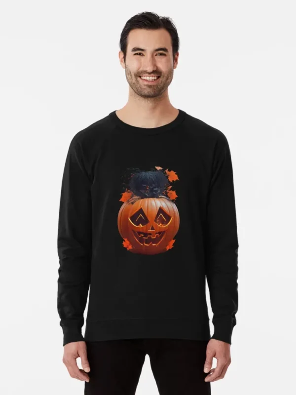 Pumpkin Halloween Classic T-Shirt Lightweight Sweatshirt